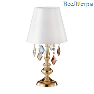 Настольная лампа Crystal Lux Mercedes LG1 Gold/Color