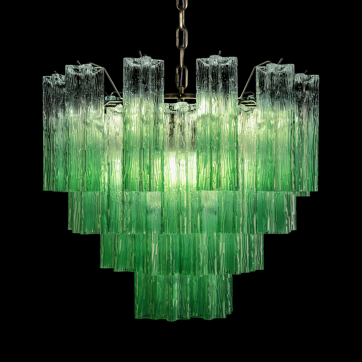подвесная люстра loft it murano 10580/600 clear green