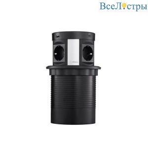 Блок розеток 107J (4 секции, 2 USB А + 2 USB С) Mebax 00-00001464
