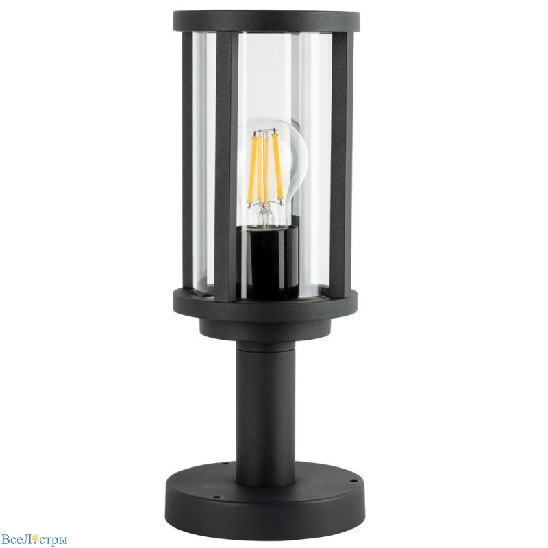 садовый светильник arte lamp a1036fn-1bk