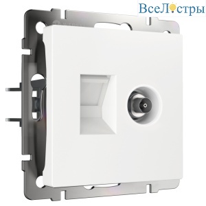 Розетка ТВ+Ethernet Werkel 4690389174414 W1181301