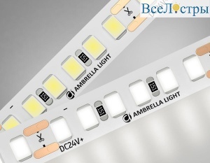 Светодиодная лента Ambrella Light 14,4W/m 180LED/m 2835SMD дневной белый 5M GS3202