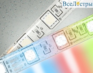 Светодиодная влагозащищенная лента Ambrella Light 14,4W/m 60LED/m 5050SMD RGB 5M GS2302