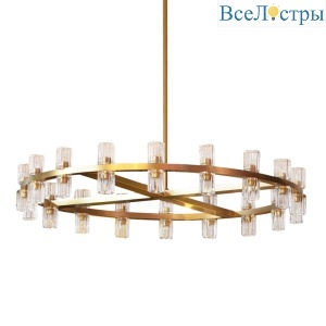 Люстра на штанге Delight Collection Arcachon KM1000P-36 brass