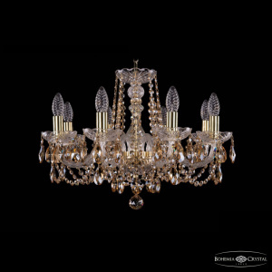 Подвесная люстра Bohemia Ivele Crystal 1402/8/195 G R721