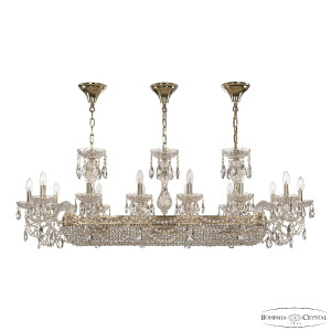 Подвесная люстра Bohemia Ivele Crystal 1453/14/195/1000 G