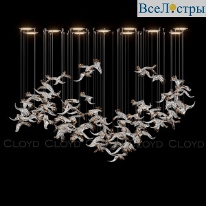 Каскадная люстра Cloyd Aeria 60003