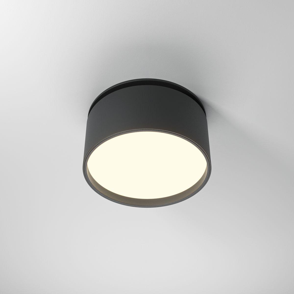 встраиваемый светодиодный спот maytoni technical onda dl024-12w-dtw-b