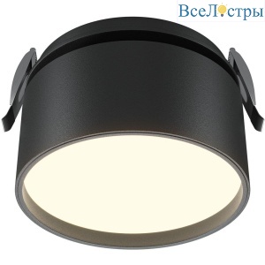 Встраиваемый светодиодный спот Maytoni Technical Onda DL024-12W-DTW-B