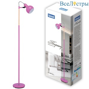 Торшер Uniel UML-T702 E14 PINK UL-00010184