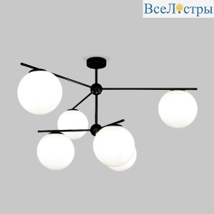 Люстра на штанге Eurosvet Marbella 60147/6 черный Smart a063852