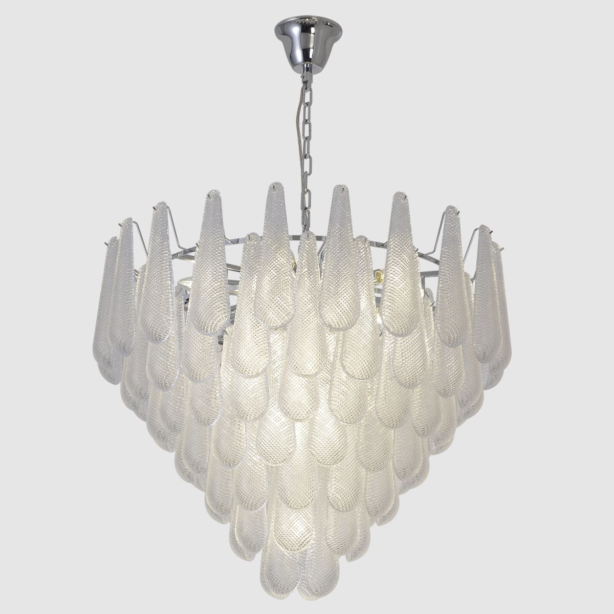 подвесная люстра crystal lux fontain sp18 chrome