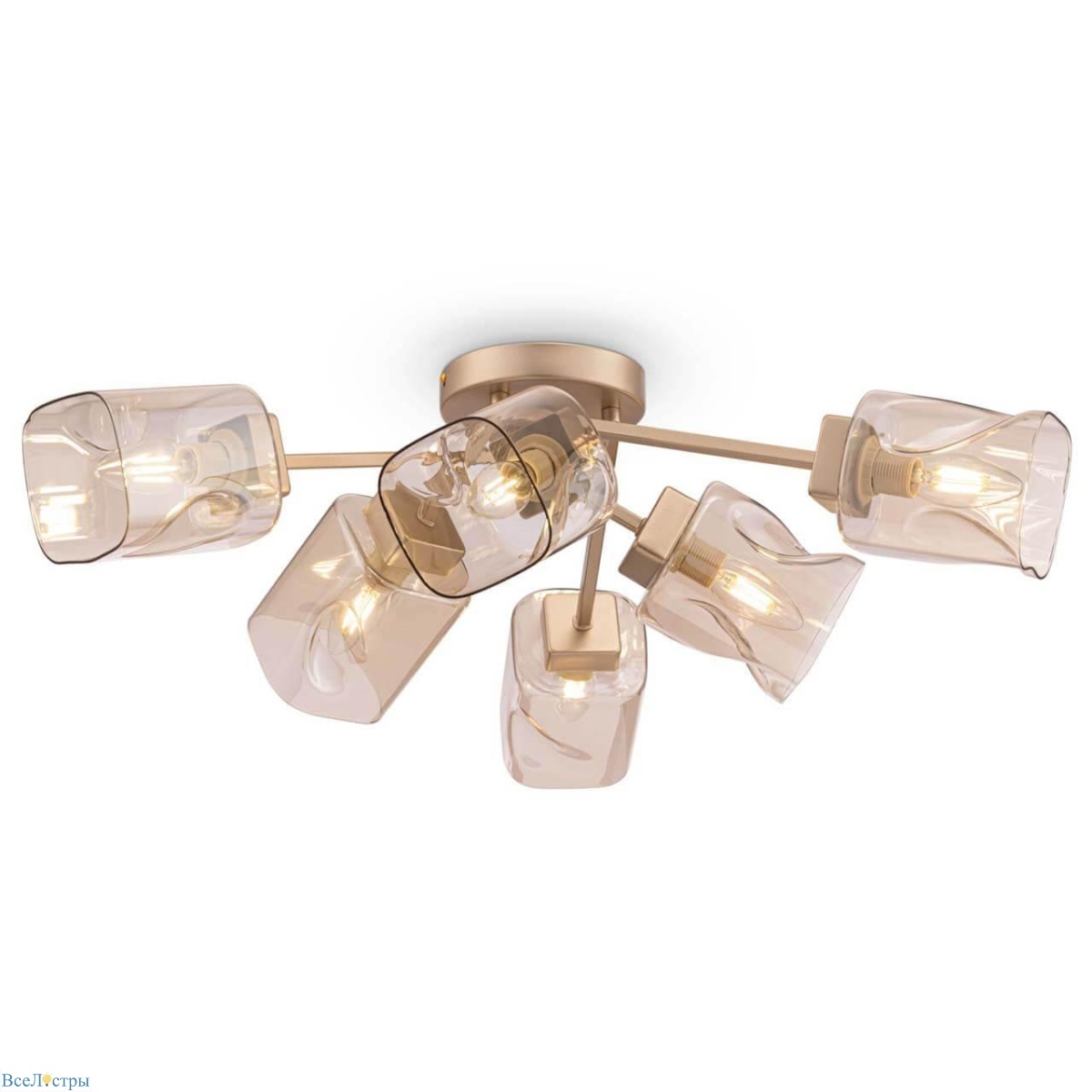 потолочная люстра freya isabella fr5095cl-06g