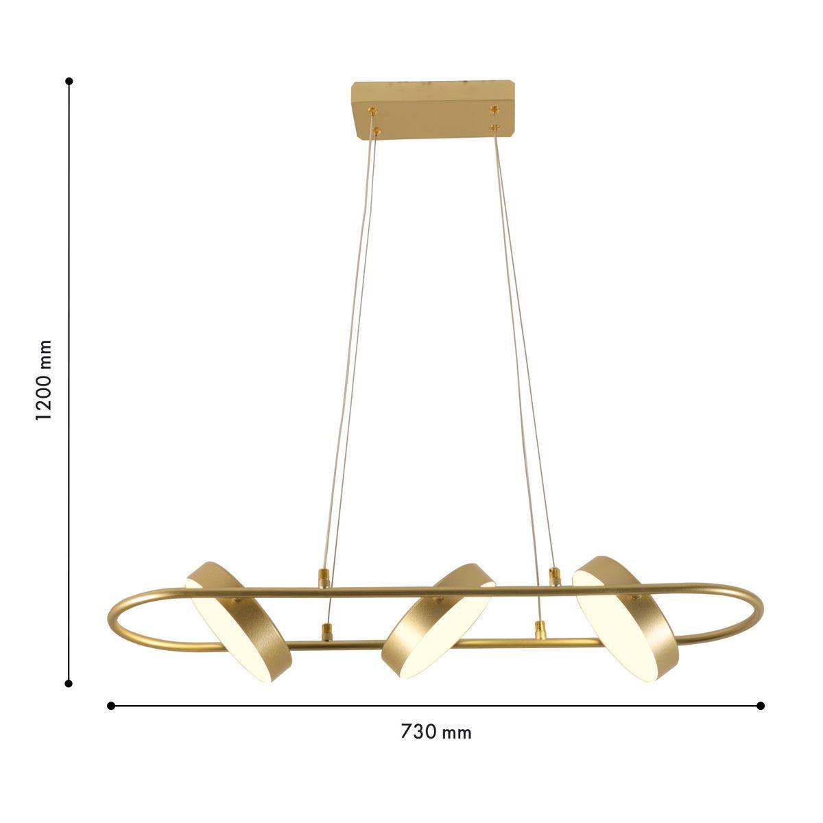 подвесная светодиодная люстра f-promo abris 4677-3p