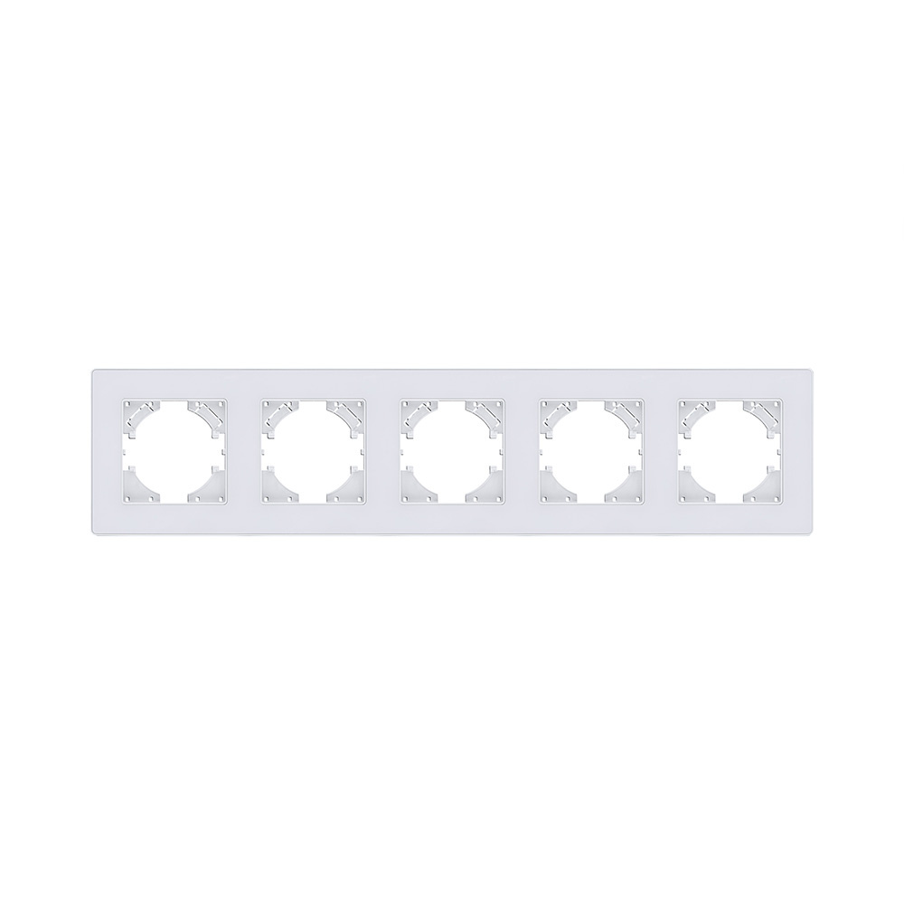 рамка 5-постовая, белый kollinger eleganz acryl ea5wh