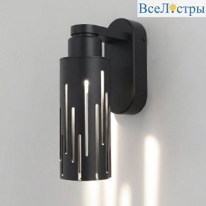 Уличный настенный светильник Elektrostandard Streak 35197/W черный 4690389219498 a072055