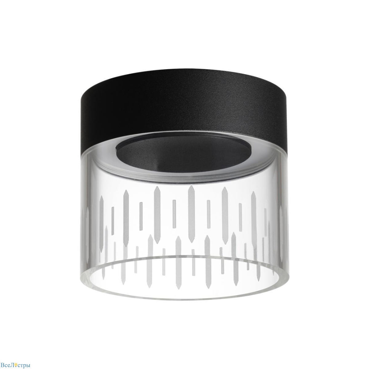 потолочный светодиодный светильник novotech over aura 359002