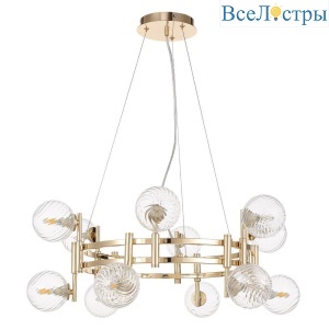 Подвесная люстра Crystal Lux LUXURY SP12 GOLD