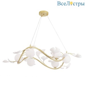 Подвесная люстра Crystal Lux COLIBRI SP6 GOLD