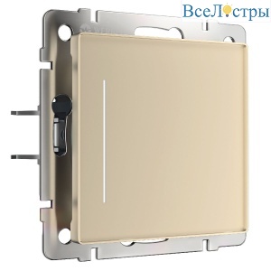Умный сенсорный выключатель одноклавишный Werkel 4690389197925 W4513011 a064145