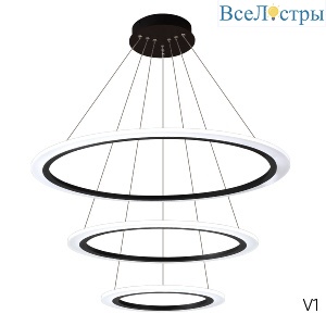 Подвесная люстра Crystal Lux MANZANA SP67W LED BLACK