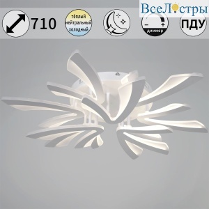 Потолочная люстра Reluce 59090-0.3-6+3 WH