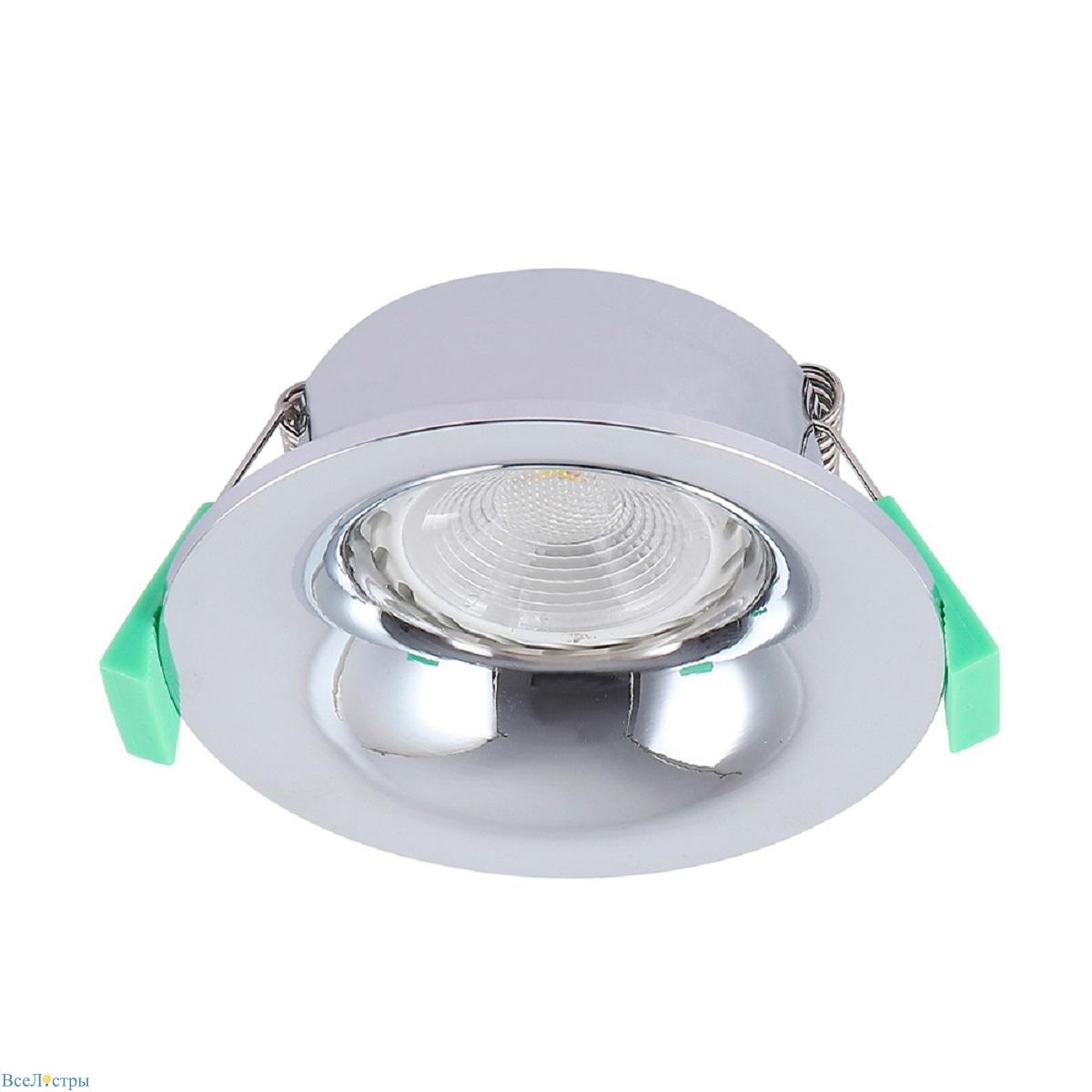 встраиваемый светильник crystal lux clt 004c1 ch