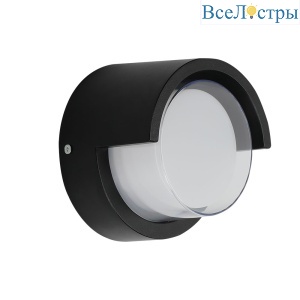 Фасадный светильник Arte Lamp Ulysses A8909AL-1BK