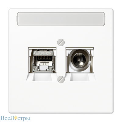 розетка smart tv jung mmdls4521ww