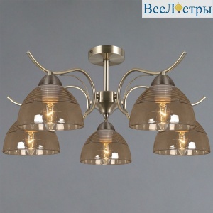 Люстра на штанге Illumico IL0733-5CSQ-25 AB AREZZO