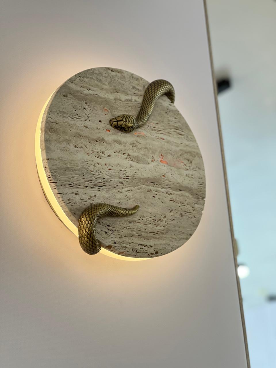 настенный светильник odeon light snake 7033/10wl
