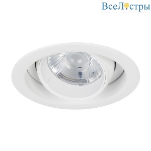 Встраиваемый светильник Arlight MS-VORTEX-BUILT-R135-30W Warm3000 (WH-WH, 30 deg, 230V) 056569