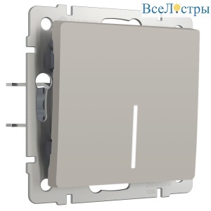 Выключатель одноклавишный проходной с подсветкой Werkel W1212104 4690389211898 a069450