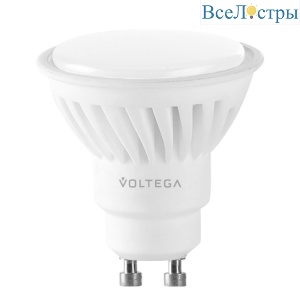Лампа светодиодная Voltega GU10 10W 4000K матовая VG1-S1GU10cold10W-C 7073