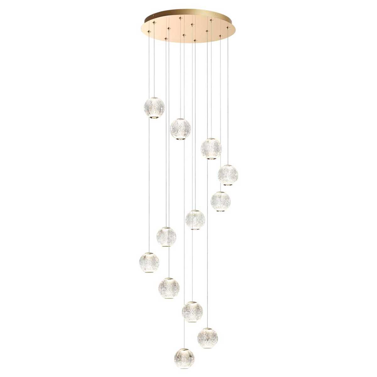 подвесная люстра odeon light crystal 5008/56l