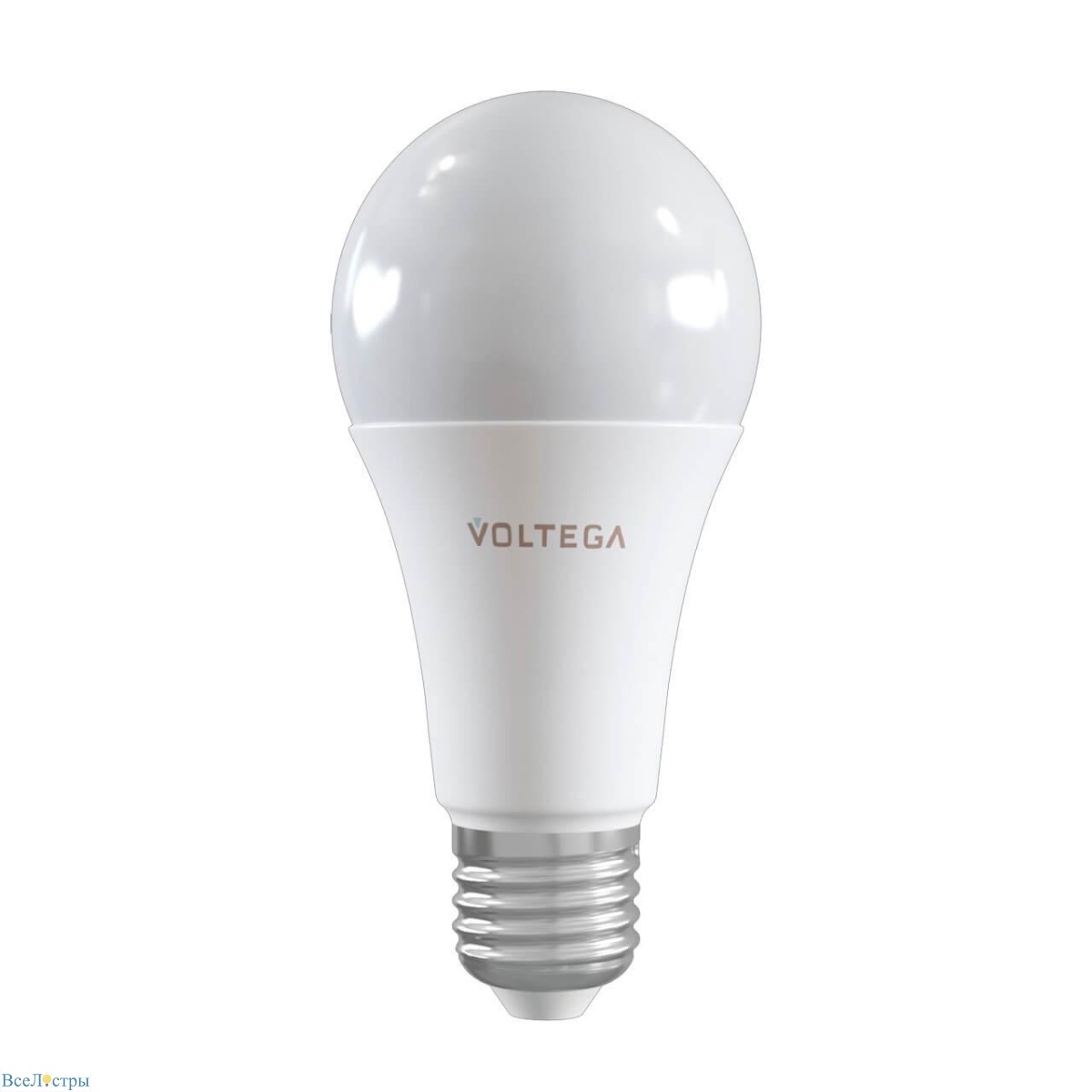 лампа светодиодная voltega e27 15w 4000k матовая vg2-a60e27cold15w 7157