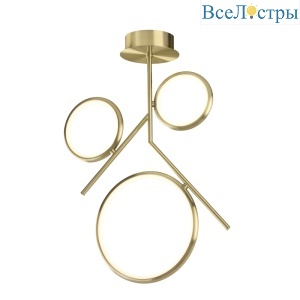 Подвесная светодиодная люстра Mantra Olimpia Oro 6581