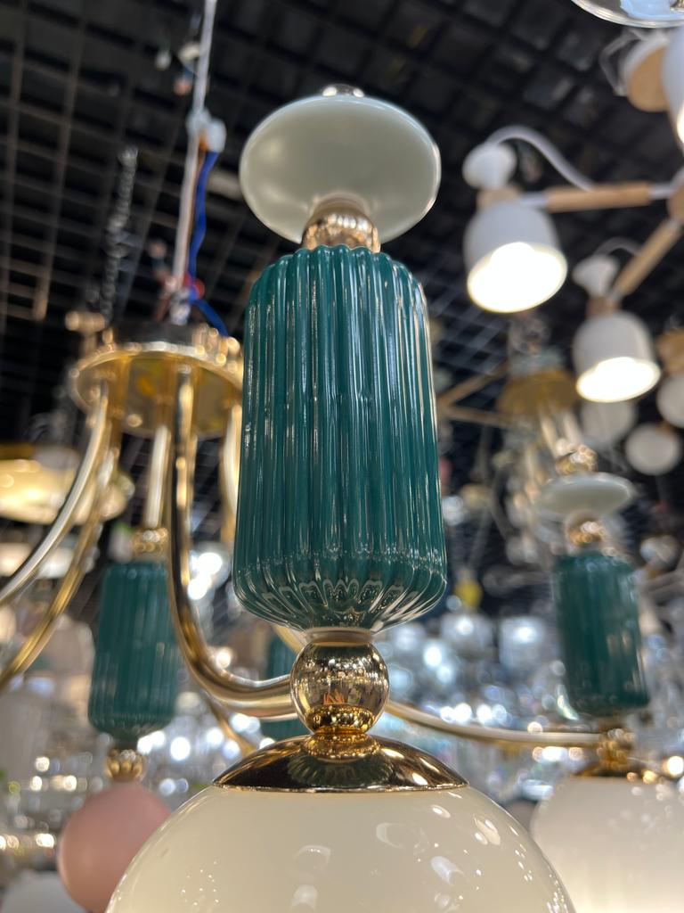 потолочная люстра odeon light classic candy 4861/5c