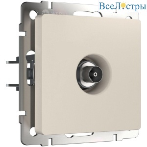 Розетка Werkel TV ТВ оконечная айвори матовый W1183062 4690389192302