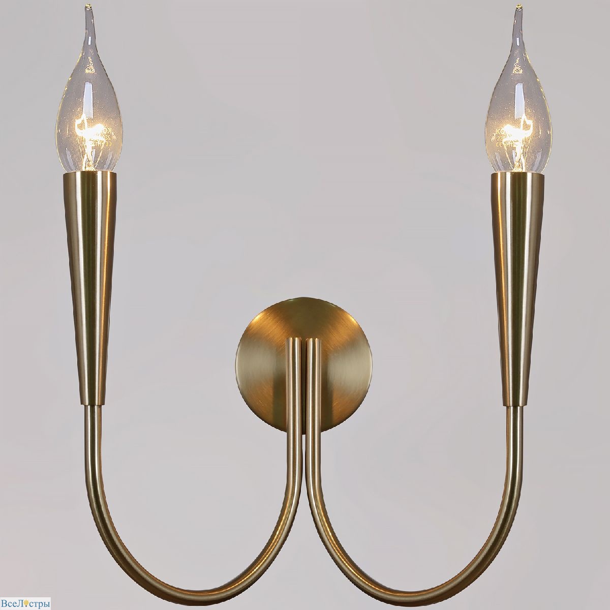 бра reluce il0441-2w-79 brass vase
