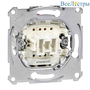 Переключатель одноклавишный Schneider Electric Merten Antique/Artec MTN3116-0000