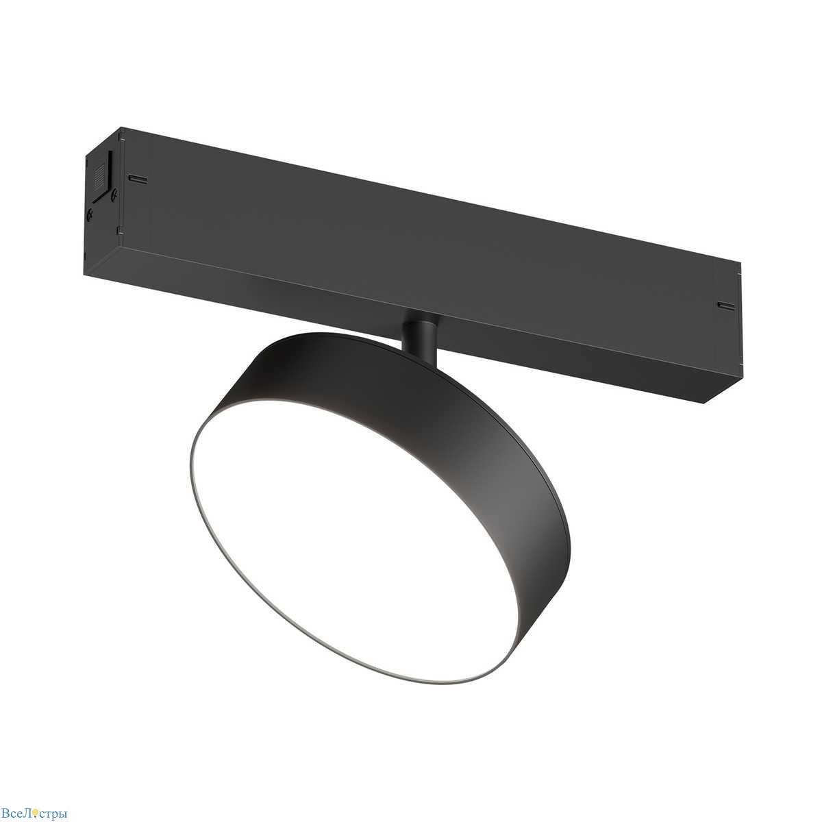 трековый светодиодный светильник denkirs smart linear dk8070-bk