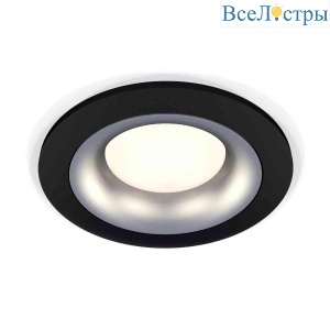 Комплект встраиваемого светильника Ambrella light Techno Spot XC7622004 SBK/MCH черный песок/хром матовый (C7622, N7013)