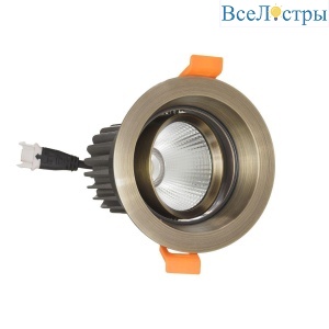 Встраиваемый светодиодный светильник Lumina Deco Dalston LDC Y115 GR+BR