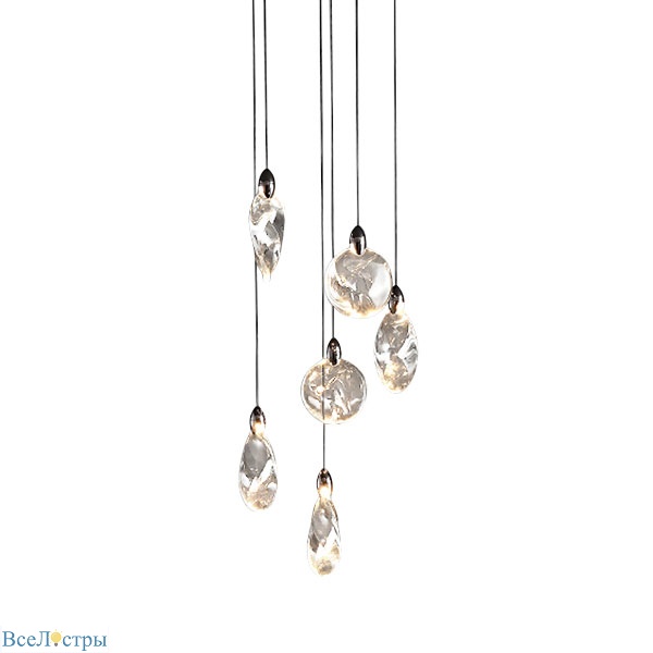 подвесной светильник delight collection colvin mt9176-6h pearl black