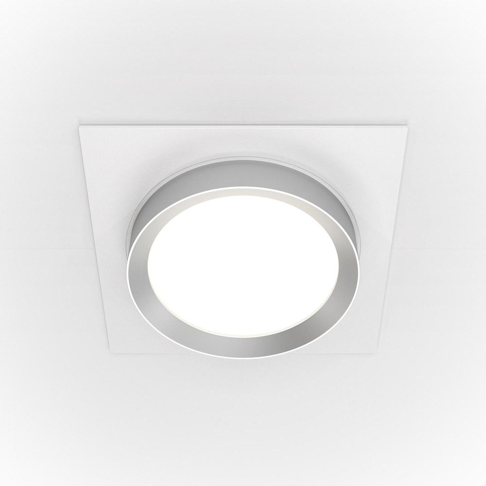 встраиваемый светильник maytoni hoop dl086-gx53-sq-ws