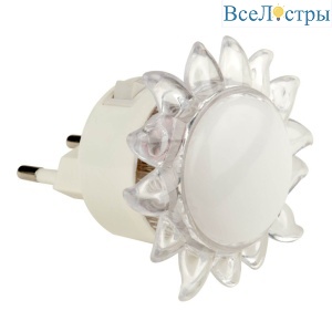 Настенный светодиодный светильник (10322) Uniel Детская серия DTL-308-Подсолнух/RGB/4LED/0,5W