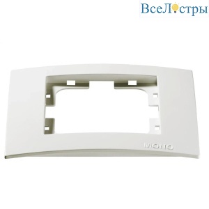 Рамка 1-я Mono Electric Larissa белый 103-191900-160
