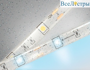 Светодиодная лента Ambrella Light LED Strip 12В 5050 7,2Вт/м 6500K 5м IP65 GS1903