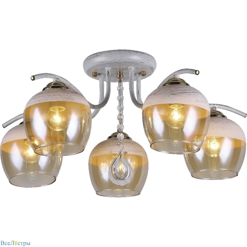 потолочная люстра toplight bertha tl1254d-05bg